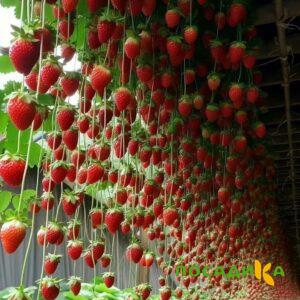 Клубника ампельная Анастасия купить по цене от 370р. в интернет-магазине «Посадика» с доставкой почтой в в Малмыже и по всей России – [изображение №1].